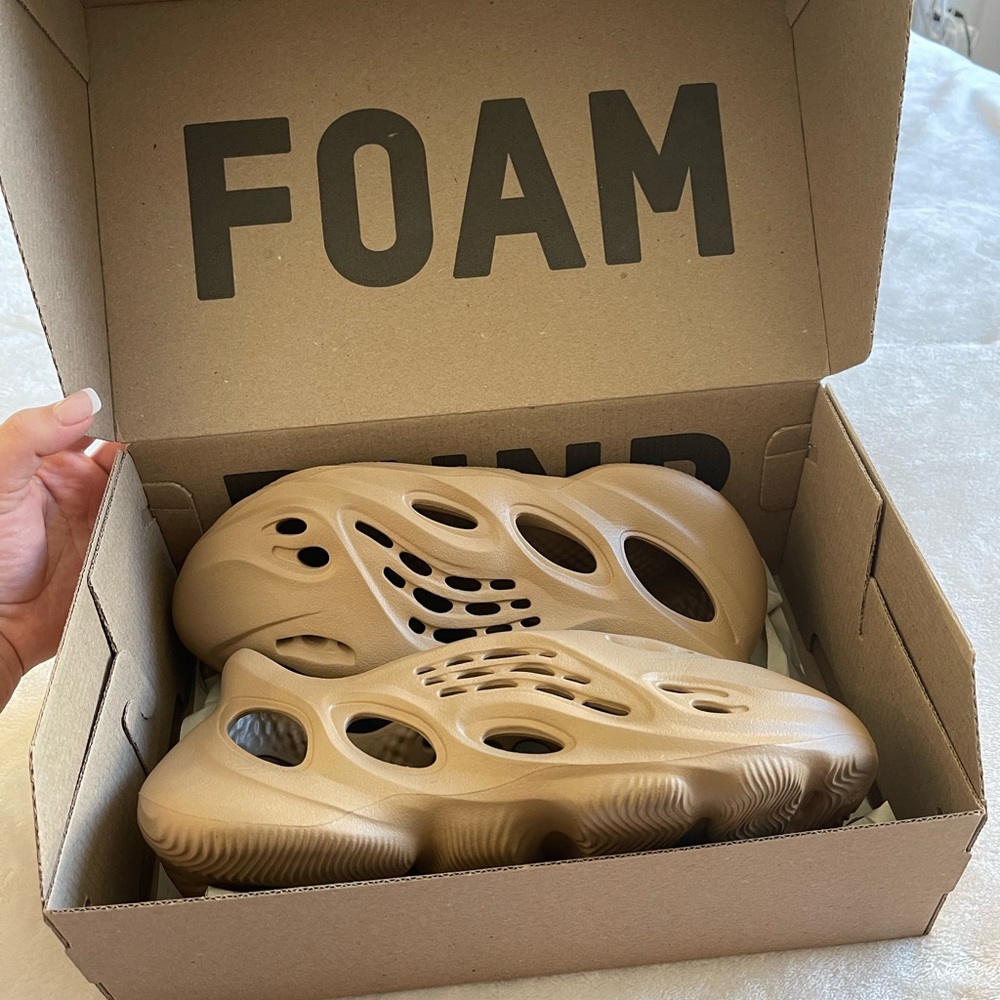 Authentic Yeezy Foam Runners in Ochre